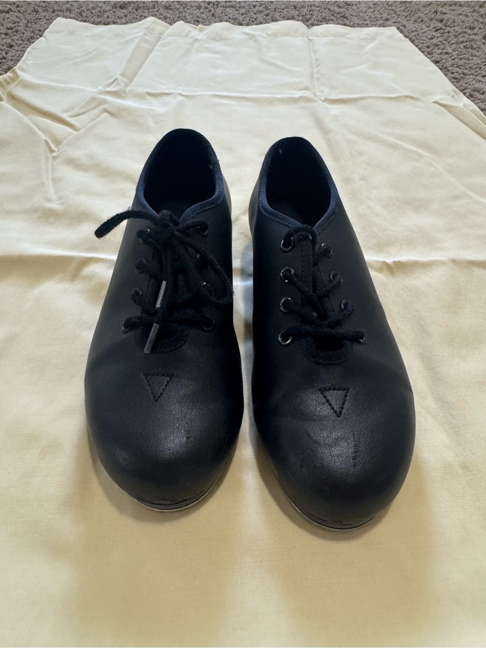 Black Men's Lace-Up Practice Shoes